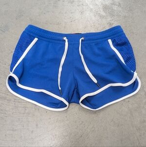 Nasty Pig Blue Athletic Shorts with White Trim, Medium